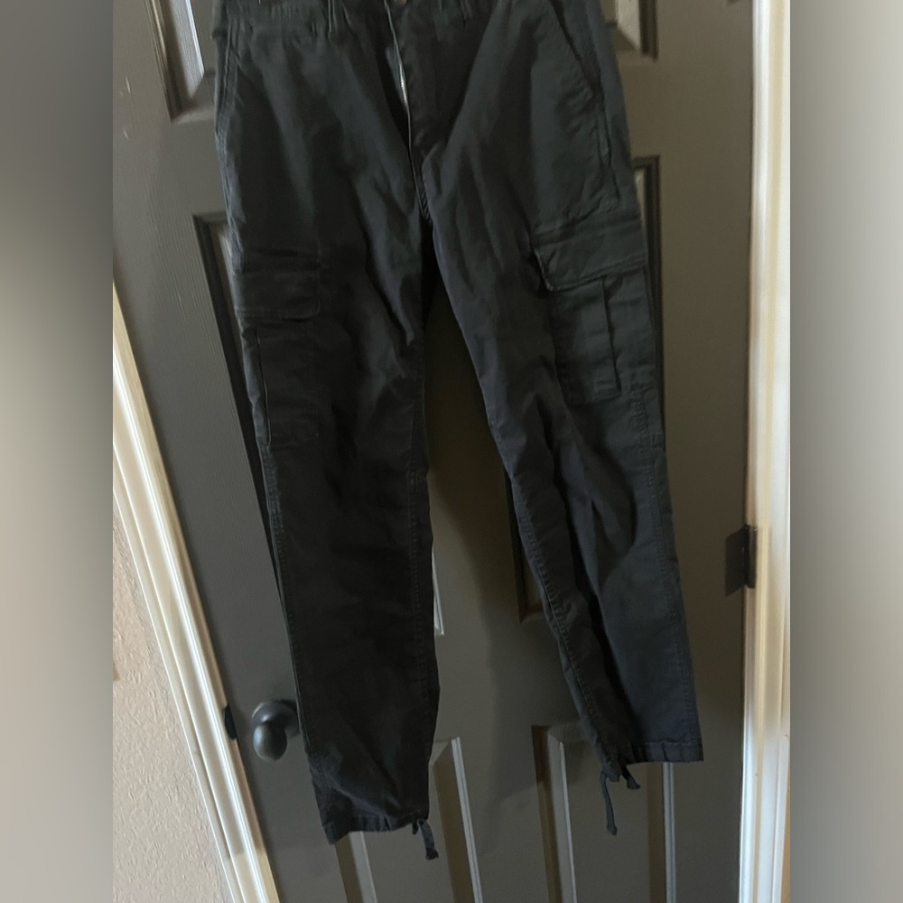 American Eagle Black Flex cargo pants 30 x 34